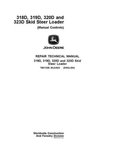 318d skid steer repair manual